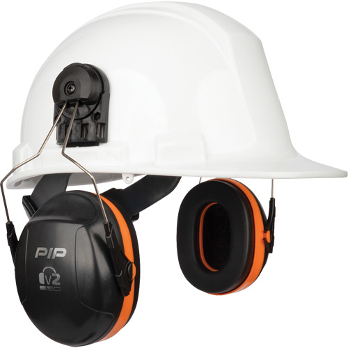 Coquilles antibruit passives V2 Dynamic, Fixation pour casque, 24 NRR dB Absolute Business Supply