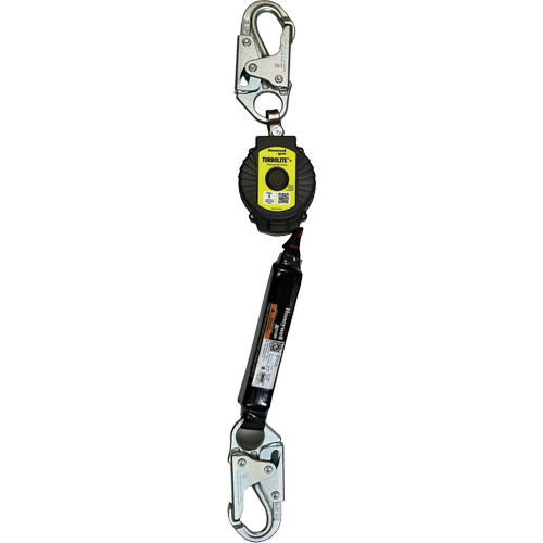 Miller TurboLite+ Personal Fall Limiter, 6', Web, Stationary Absolute Business Supply
