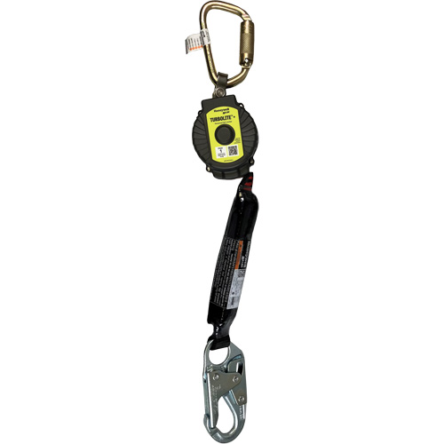 Limiteur de chute personnel TurboLite+ Miller, 11', Sangles, Stationnaire Absolute Business Supply