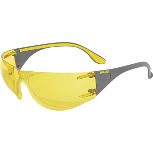 Lunettes de s&eacute;curit&eacute; Adapt, Lentille Ambr&eacute;e, Antibu&eacute;e/Anti-&eacute;gratignures, ANSI Z87+/R&eacute;pond ou surpasse la norme CSA Z94.3 Absolute Business Supply