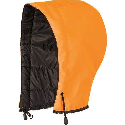 5770H Capuchon pour manteau de s&eacute;curit&eacute; haute visibilit&eacute; r&eacute;versible, Orange haute visibilit&eacute;, Nylon/Polyester Absolute Business Supply