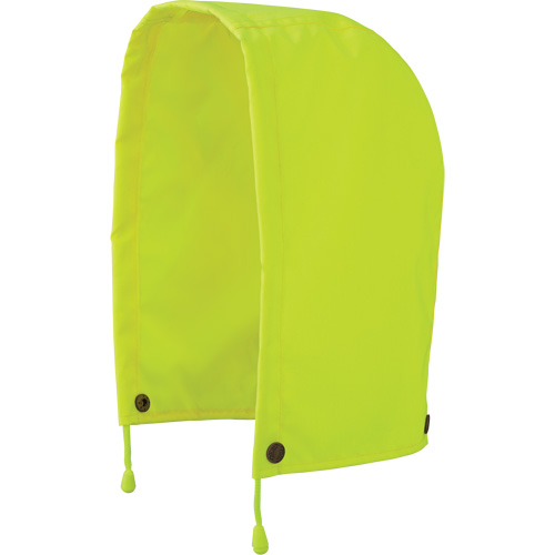 5401H Capuchon pour manteau de s&eacute;curit&eacute; imperm&eacute;able haute visibilit&eacute; ind&eacute;chirable en 300D trilob&eacute;, Jaune lime haute visibilit&eacute;, Polyester Absolute Business Supply