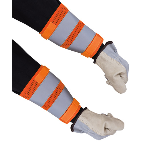 166A High-Visibility Orange 8" Traffic Cuffs Absolute Business Supply