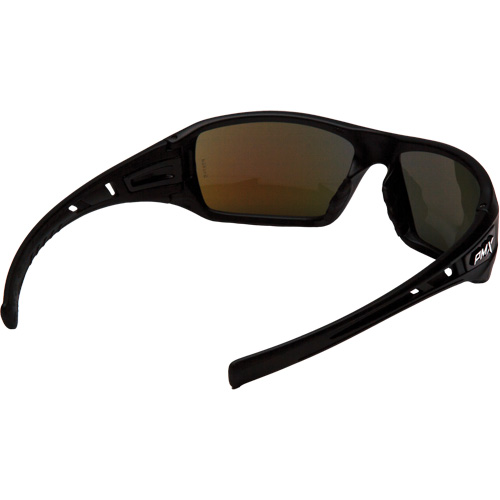 Velar Safety Glasses, Blue Mirror Lens, ANSI Z87+/Meets/Exceeds CSA Z94.3 Absolute Business Supply