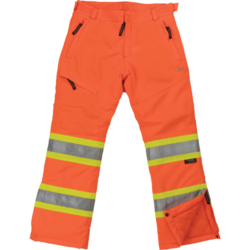 Pantalon de s&eacute;curit&eacute; isolant et extensible pour femmes, Polyester, 2T-Grand, Orange haute visibilit&eacute; Absolute Business Supply