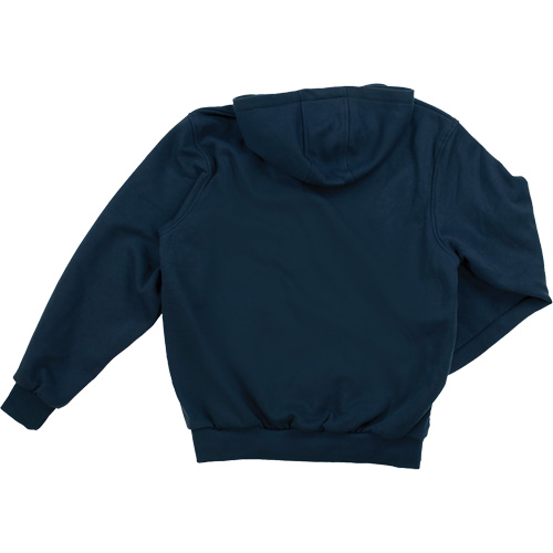 Water Repellent Fleece Pullover Hoodie, Men's, Small, Navy Blue Absolute Business Supply