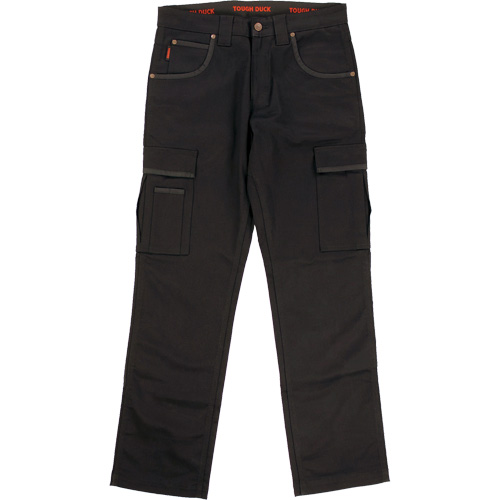WP100 Work Pants, Cotton/Spandex, Black, Size 4, 30 Inseam Absolute Business Supply