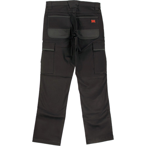 WP100 Work Pants, Cotton/Spandex, Black, Size 4, 30 Inseam Absolute Business Supply