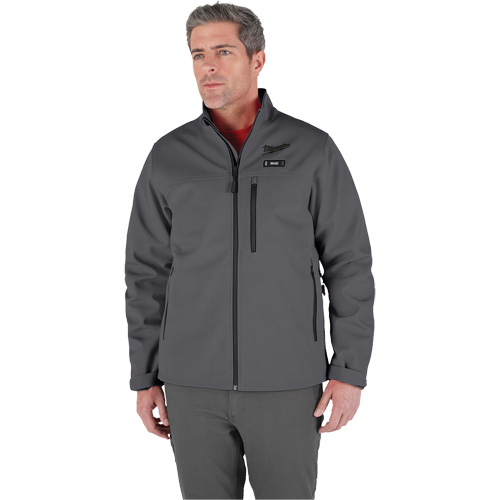 Manteau chauffante M12 ToughShell (manteau seulement), Hommes, T-Grand, Gris Absolute Business Supply