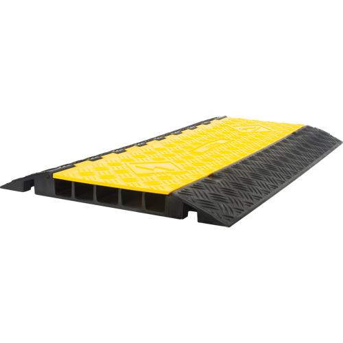 Protecteur de c&acirc;bles en polyur&eacute;thane, 5 canaux, 35,43" lo x 19,69" la x 2" h Absolute Business Supply