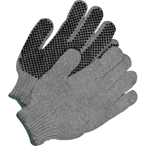 Grip Gloves, Poly/Cotton, Single Sided, X-Large Absolute Business Supply