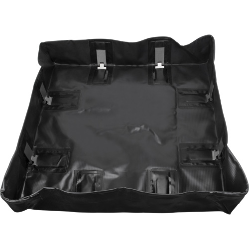 Collapsible Berm, 538.5 US gal. Capacity, 12' W x 12' L x 6" H, Snap-Up Bracket Absolute Business Supply