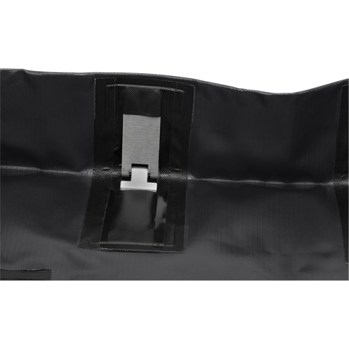 Collapsible Berm, 538.5 US gal. Capacity, 12' W x 12' L x 6" H, Snap-Up Bracket Absolute Business Supply