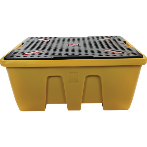 IBC Spill Pallet, 333 US gal. Spill Capacity, 66" x 66" x 27.5" Absolute Business Supply