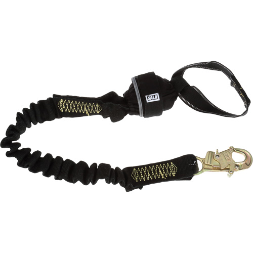 Shock Absorbing Arc Flash Web Lanyard, 6', Snap Hook Center, Choke-Off Loop Leg Ends, Kevlar&reg;/Nomex&reg; Absolute Business Supply
