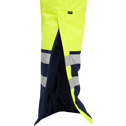 Bisley&reg; Extreme Cold Bib Overall, Polyester, Small, High Visibility Lime-Yellow Absolute Business Supply