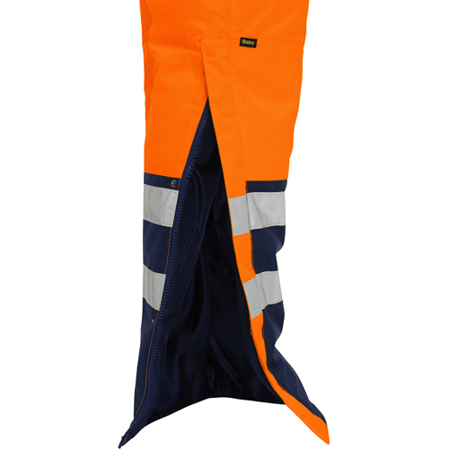 Bisley&reg; Extreme Cold Bib Overall, Polyester, Small, High Visibility Orange Absolute Business Supply