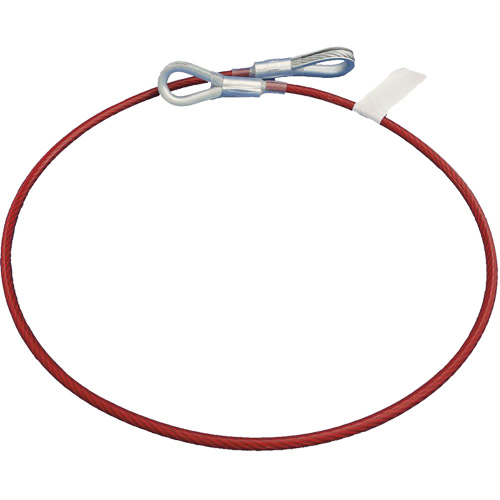 AS-21000-6 PeakWorks&reg; 6' Cable Anchor with Eye-End Configuration, Sling Absolute Business Supply
