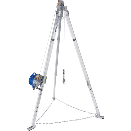 Confined Space Aluminum Tripod with 3-Way SRL 8301098 Absolute Business Supply