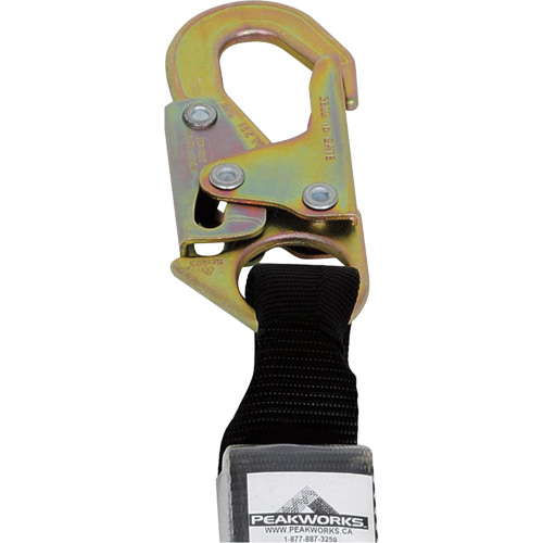 SA-5405-6 Shock Absorbing Lanyard, 6', Snap Hook Center, Snap Hook Leg Ends, Polyester Absolute Business Supply