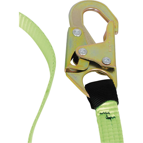 SA-54000-6 Shock Absorbing Lanyard, 6', Snap Hook Center, Snap Hook Leg Ends, Polyester Absolute Business Supply