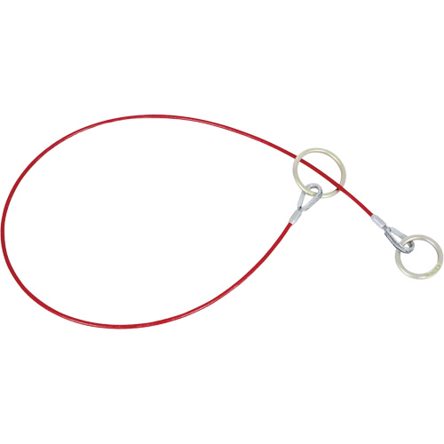 AS-21110-6 6' Cable Anchor with O-Ring Ends, Sling, Permanent Use Absolute Business Supply
