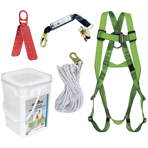 RK4-25 Ensemble conforme pour couvreur avec support r&eacute;utilisable, Trousses pour couvreur de toit Absolute Business Supply
