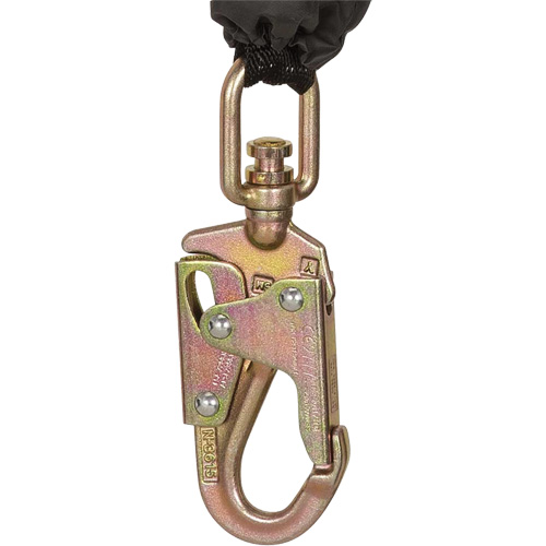 SRL-73302-10LE Self-Retracting Lifeline, 10', Galvanized Steel, Swivel Absolute Business Supply