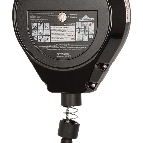 SRL-73302-60LE Self-Retracting Lifeline, 60', Galvanized Steel, Swivel Absolute Business Supply