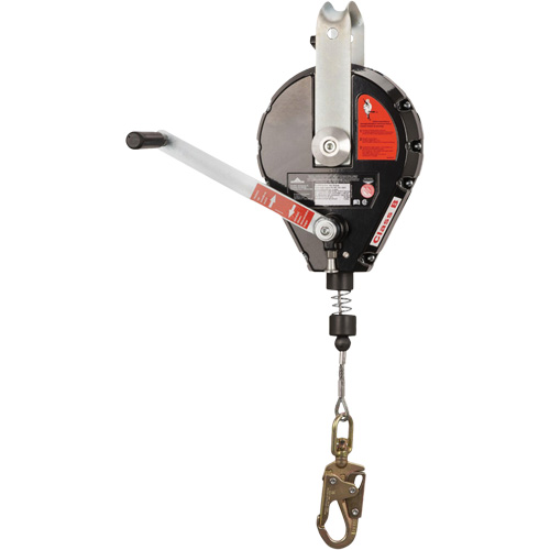 SRL-73303-60 Cable Self-Retracting Lifeline with Recovery, 60', Galvanized Steel, Swivel Absolute Business Supply