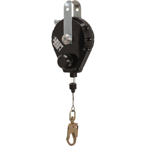 SRL-73303-60 Cable Self-Retracting Lifeline with Recovery, 60', Galvanized Steel, Swivel Absolute Business Supply