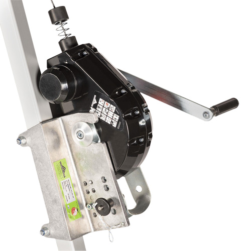 SRL-73303-60 Cable Self-Retracting Lifeline with Recovery, 60', Galvanized Steel, Swivel Absolute Business Supply