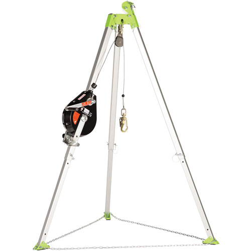 SRL-73303-96 Cable Self-Retracting Lifeline with Recovery, 96', Galvanized Steel, Swivel Absolute Business Supply