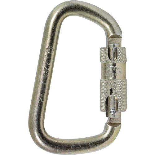 CP-03015-1 Zinc Plated Carabiner with 1" Gate Opening, Steel Absolute Business Supply