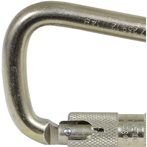 CP-03015-1 Zinc Plated Carabiner with 1" Gate Opening, Steel Absolute Business Supply