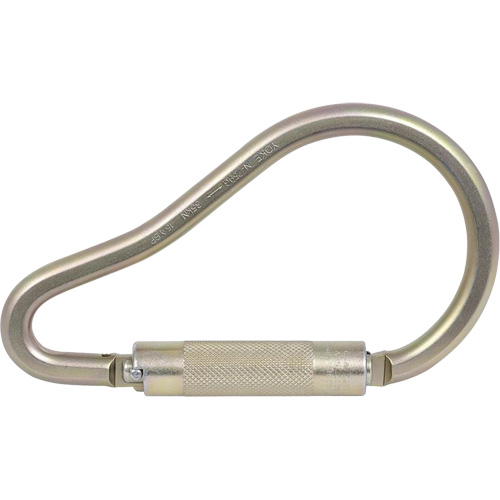 CP-04011-1 Zinc Plated Carabiner with 2" Gate Opening, Steel Absolute Business Supply