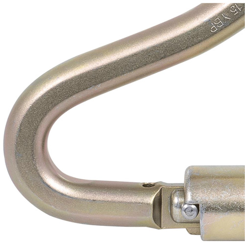 CP-04011-1 Zinc Plated Carabiner with 2" Gate Opening, Steel Absolute Business Supply
