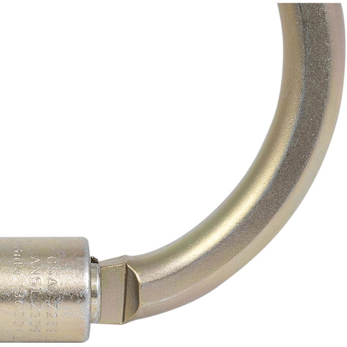 CP-04011-1 Zinc Plated Carabiner with 2" Gate Opening, Steel Absolute Business Supply