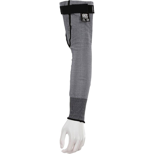 CutPro&reg; Cut-Resistant Sleeve, HyperMax&reg;, 18", ASTM ANSI Level A6, Grey Absolute Business Supply
