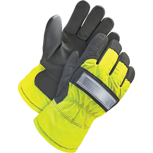 High-Visbility Fitter's Glove, Large, Grain Goatskin Palm, Thinsulate Inner Lining Absolute Business Supply