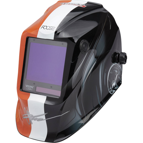 VIKING  3350 Foose Monarch Welding Helmet, 3.74" L x 3.34" W View Area, 5 - 13 Shade Range Absolute Business Supply