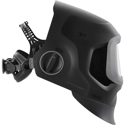 Speedglas G5-03 Pro Black Fixed Front Welding Helmet, 2.8" L x 4.3" W View Area, 2.5/5/8-13 Shade Range, Black Absolute Business Supply