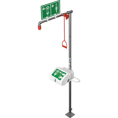 Douche combin&eacute;e avec cuvette ferm&eacute;e en ABS et entr&eacute;e inf&eacute;rieure, Socle Absolute Business Supply