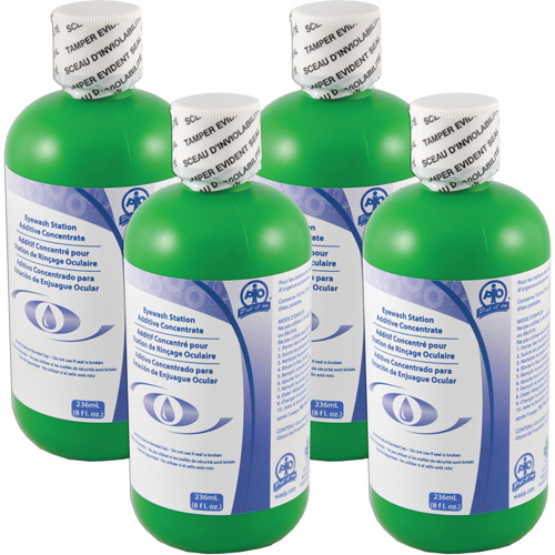 Additive to Preserve Water in Self-Contained Emergency Eye Wash Stations, Canada, 4 Pack, 8 oz. Absolute Business Supply