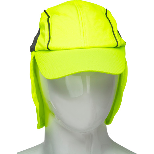 Cooling Hat with Neck Shade, Hi-Vis Lime Absolute Business Supply