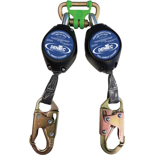 Self Retracting Lanyard with Composite Housing, 7', Web, Swivel Absolute Business Supply
