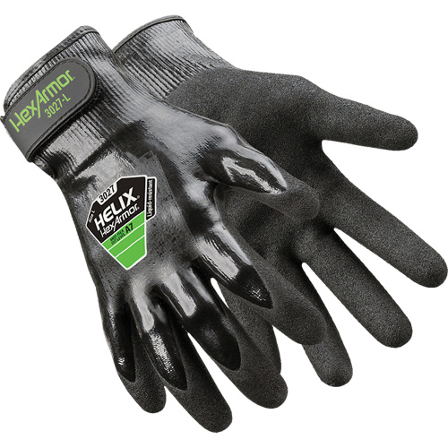 Gants Helix 3027, Taille 6/T-petit, Calibre 21, Rev&ecirc;tement Nitrile, Enveloppe en PEHP, ASTM ANSI niveau A7 Absolute Business Supply