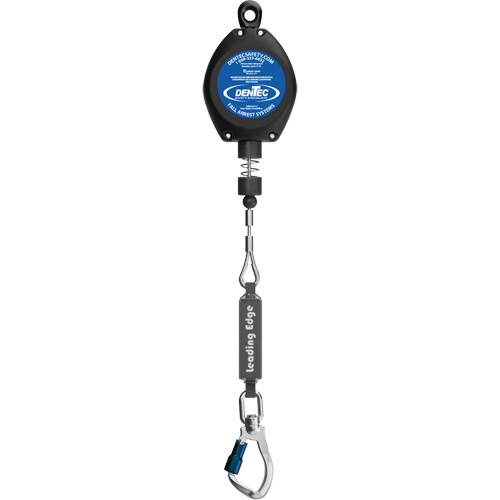 Self-Retracting Lifeline, 20', Galvanized Steel, Swivel Absolute Business Supply