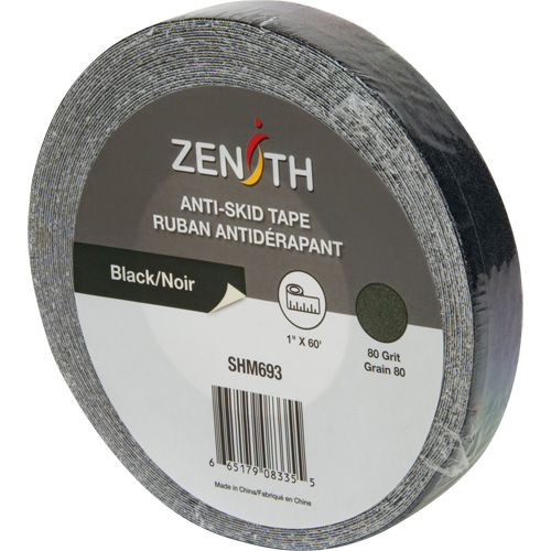 Ruban antid&eacute;rapant, 1" x 60', Noir Absolute Business Supply