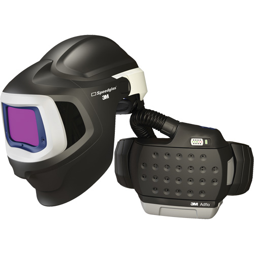 Syst&egrave;me de protection respiratoire &agrave; &eacute;puration d'air motoris&eacute; haute efficacit&eacute; Adflo avec masque de soudage 9100 MP Speedglas, Masque de soudage, Pile Lithium-ion Absolute Business Supply